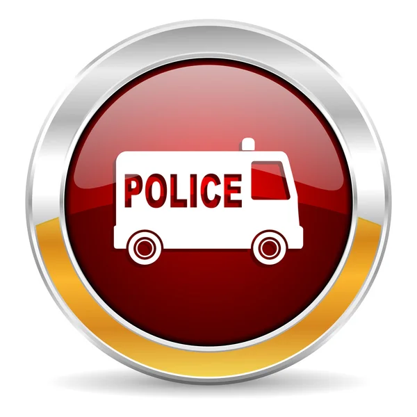 Police icon — Stock Photo, Image