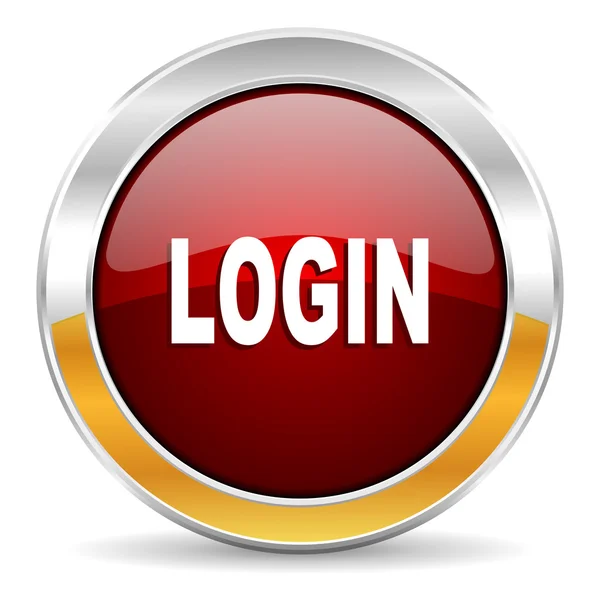 Ícone de login — Fotografia de Stock