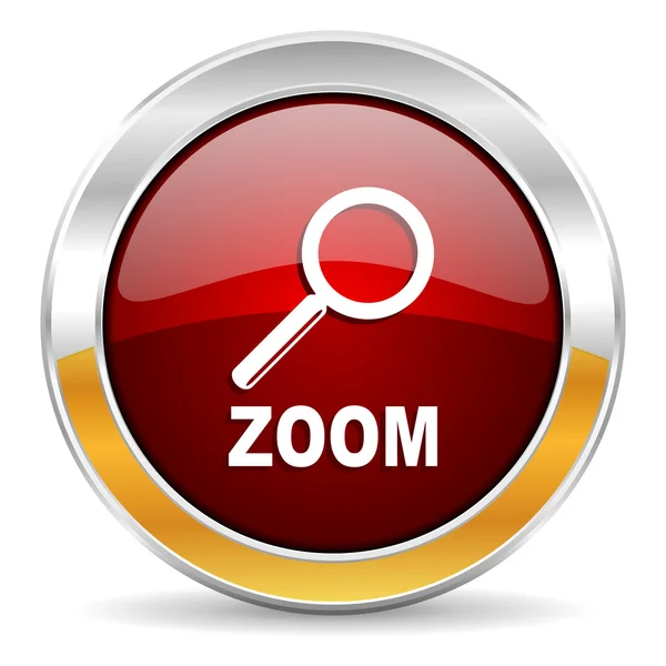 Ícone de zoom — Fotografia de Stock