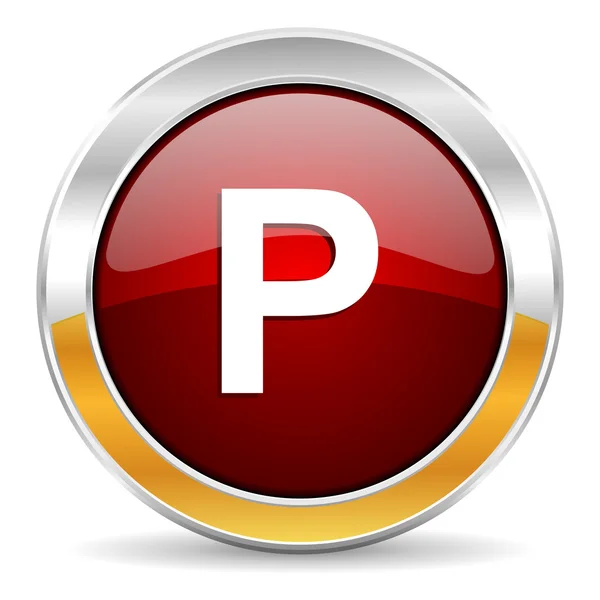 Parking icon — Stock Photo, Image