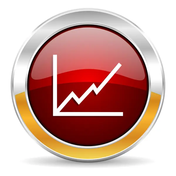 Chart icon — Stock Photo, Image