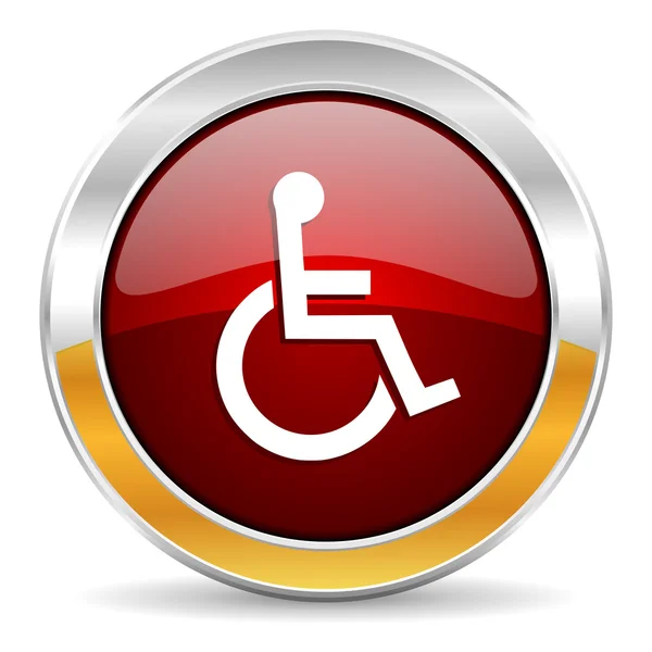 Wheelchair icon — Stock Photo, Image