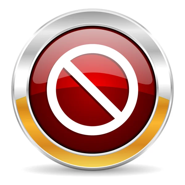 Access denied icon — Stock Photo, Image