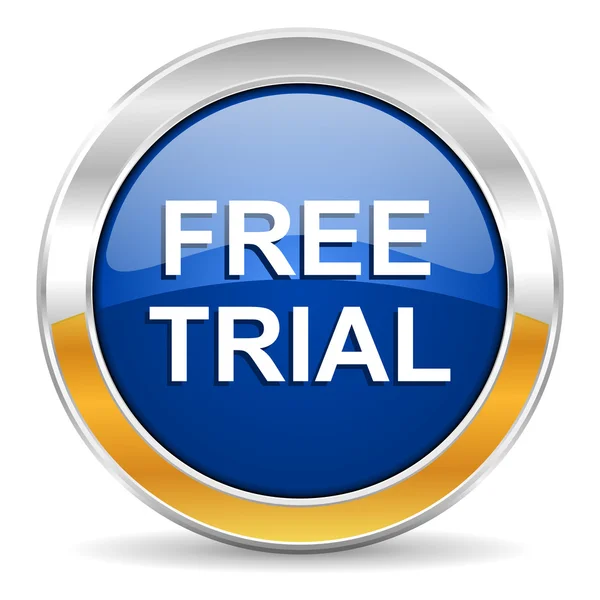 Free trial icon — Stock Photo, Image