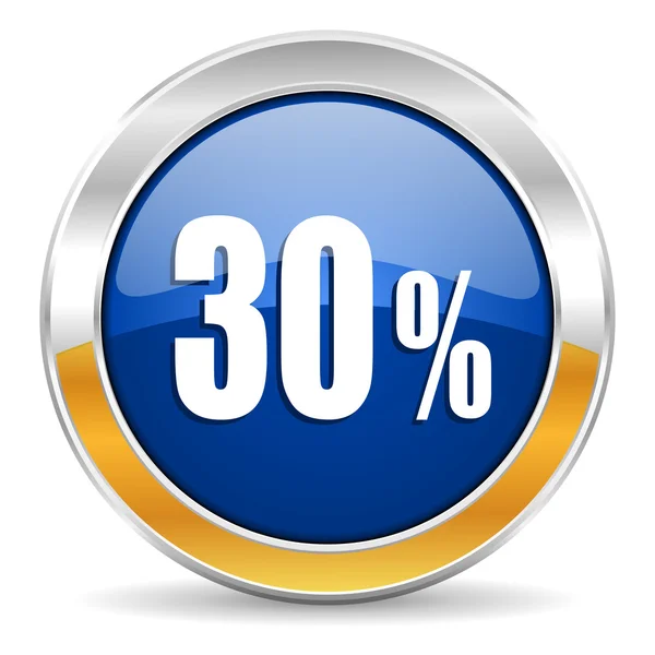 30 percent icon — Stock Photo, Image