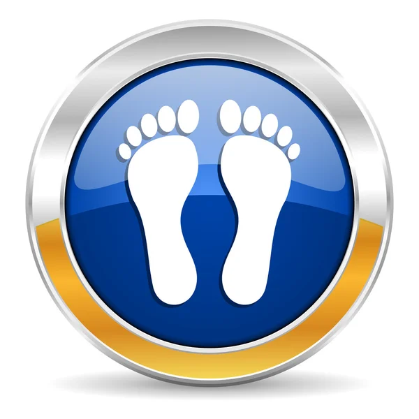 Icona del piede — Foto Stock