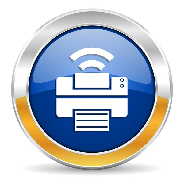 Printer icon — Stock Photo, Image