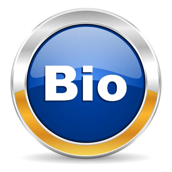 Ikona Bio — Zdjęcie stockowe