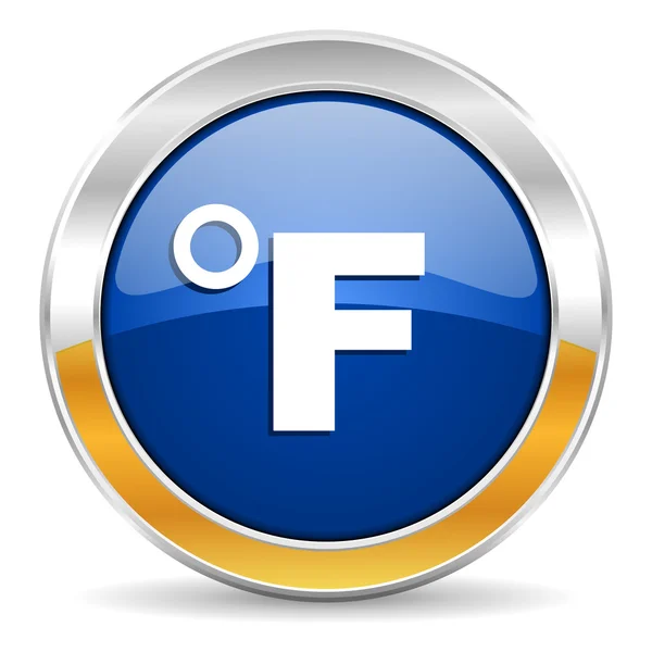 Fahrenheit ikona — Zdjęcie stockowe