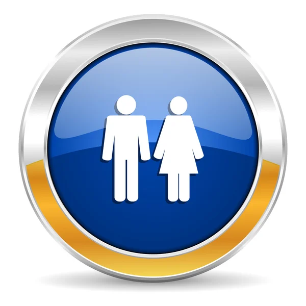 Couple icon — Stock Photo, Image