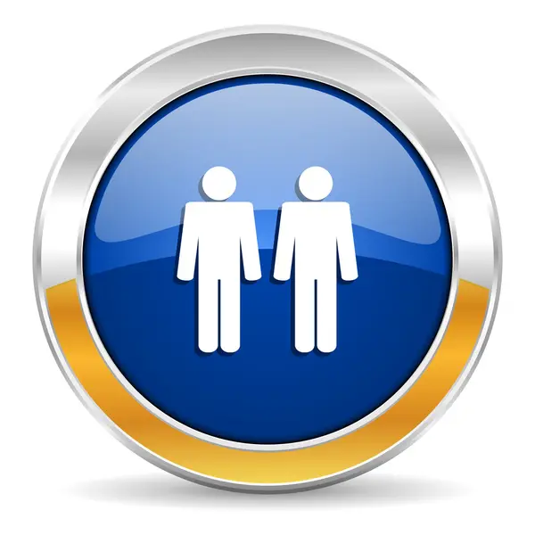 Couple icon — Stock Photo, Image