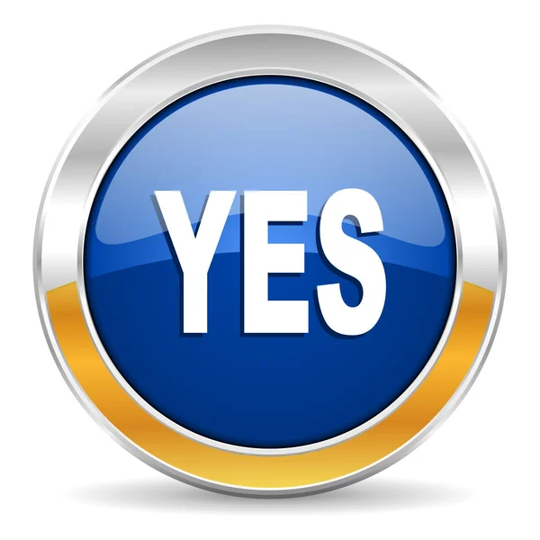 Yes icon — Stock Photo, Image