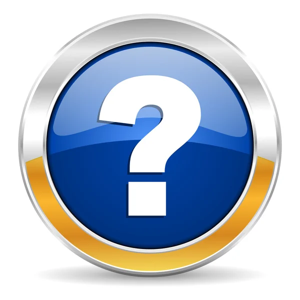 Question mark icon — Stock Photo, Image