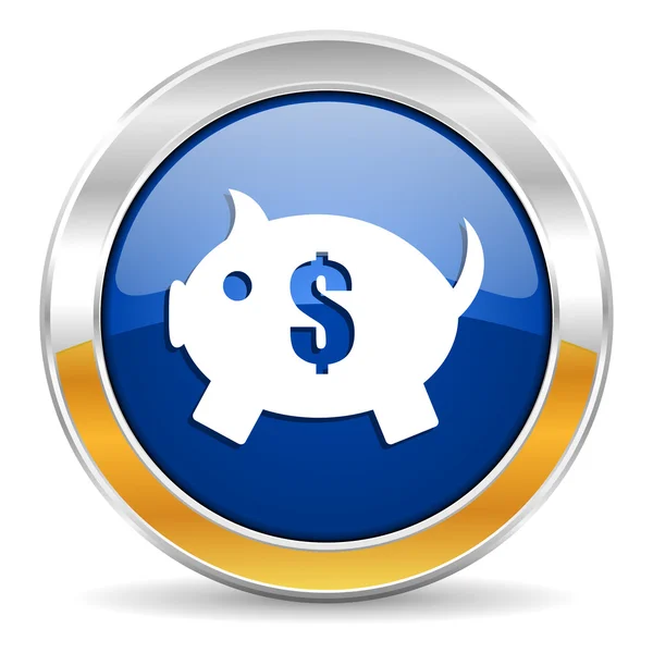 Piggy bank icon — Stock Photo, Image