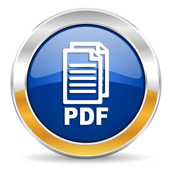 Ícone Pdf, — Fotografia de Stock