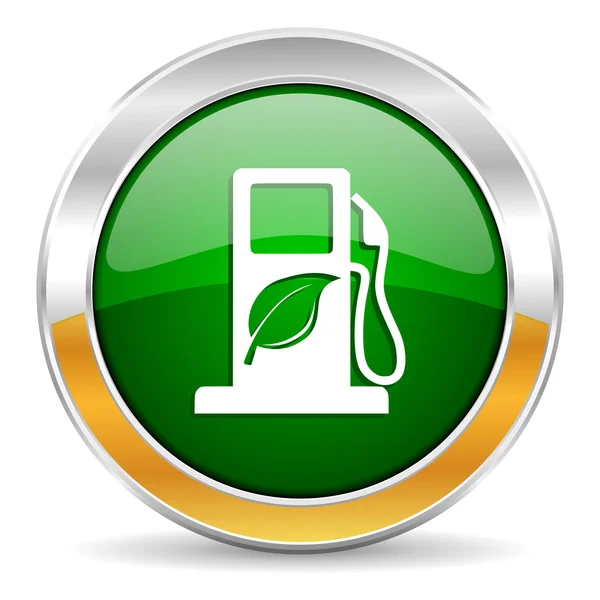 Ícone de biocombustível — Fotografia de Stock