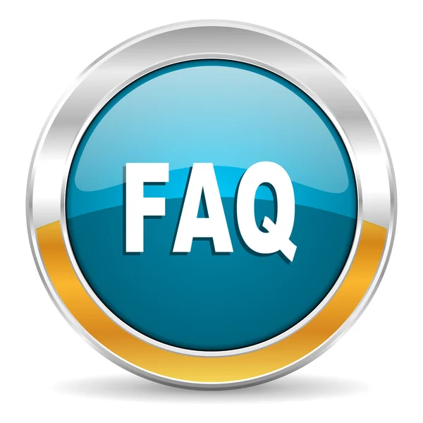 FAQ-ikonen — Stockfoto