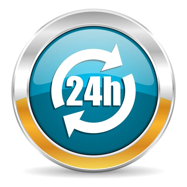 24h icon — Stock Photo, Image