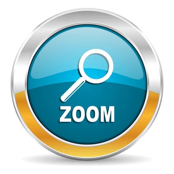 Ícone de zoom — Fotografia de Stock