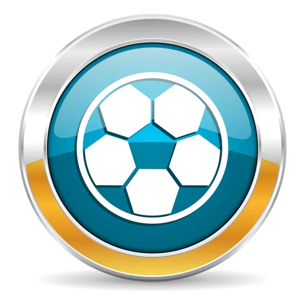 Ikona piłki nożnej — Zdjęcie stockowe