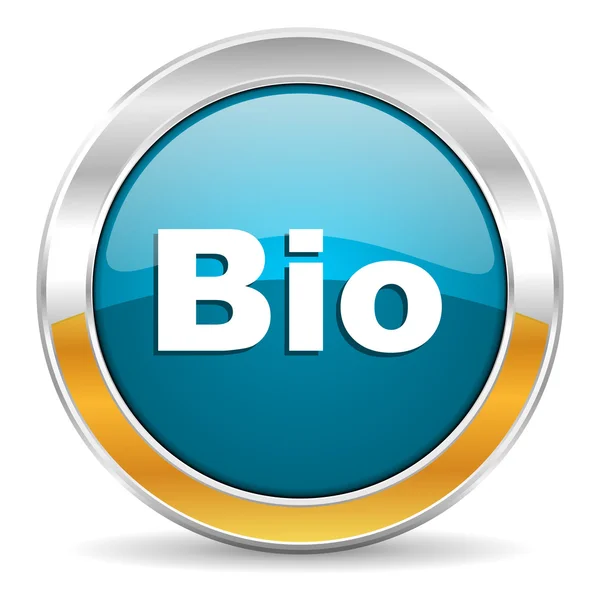 Ikona Bio — Zdjęcie stockowe