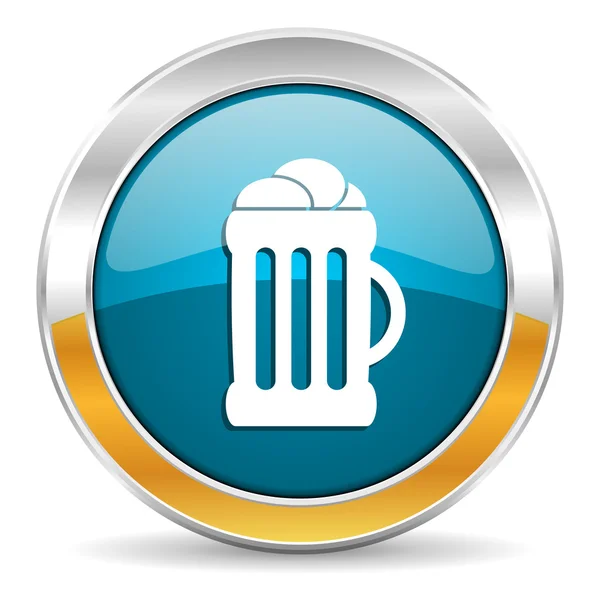 Bier pictogram — Stockfoto