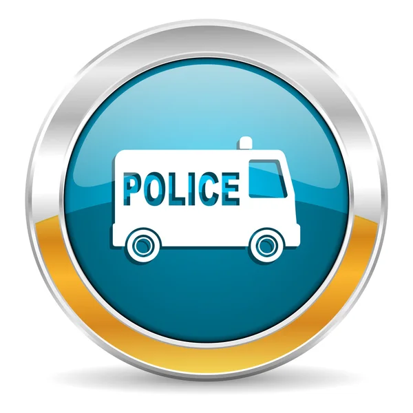 Police icon — Stock Photo, Image