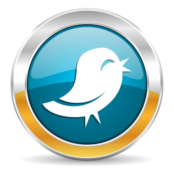 Icono de Twitter —  Fotos de Stock