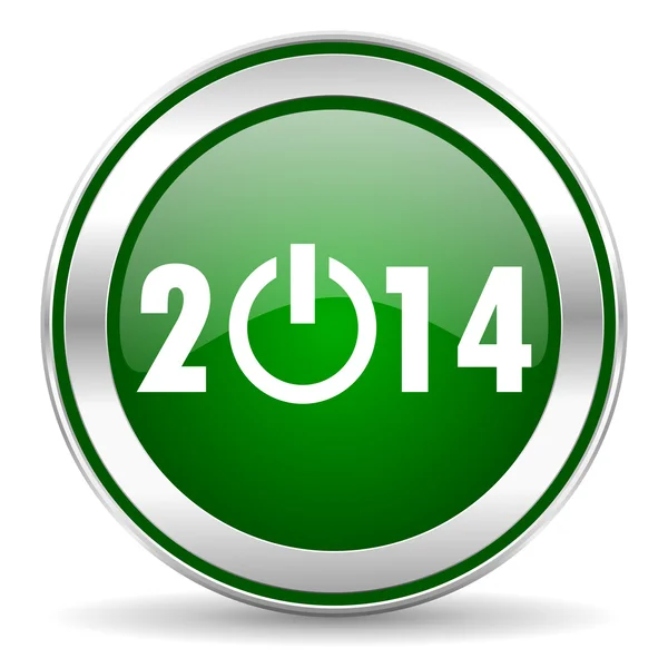 Rok 2014 ikona — Zdjęcie stockowe