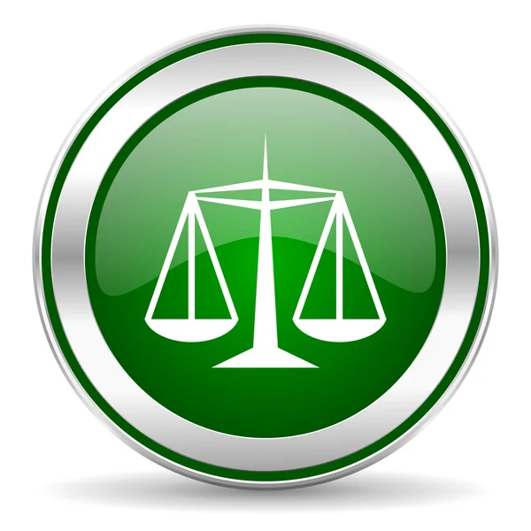 Justice icon — Stock Photo, Image