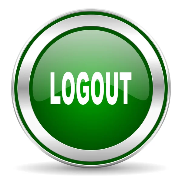 Logout icon — Stock Photo, Image