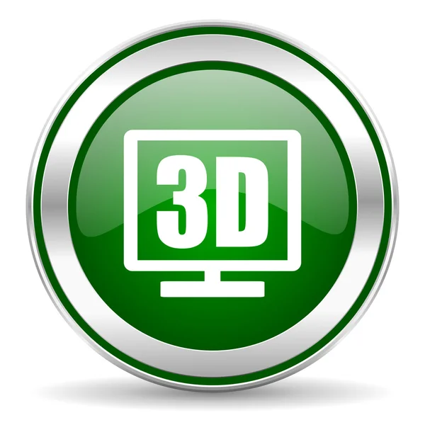 3D zobrazení Ikona — Stock fotografie