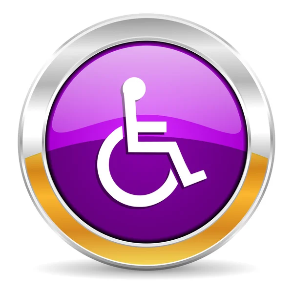 Знак инвалидной коляски — стоковое фото