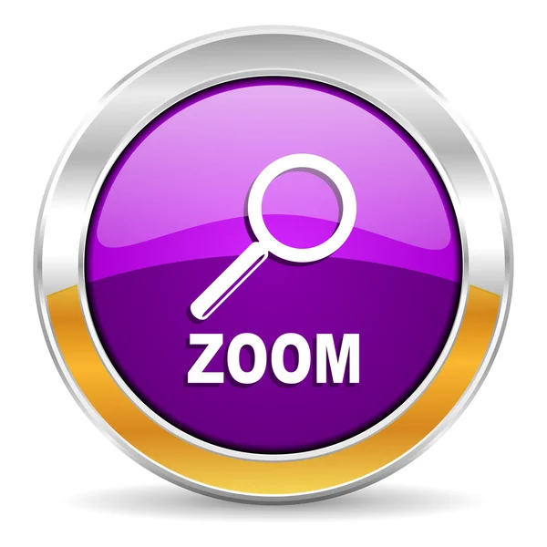 Ícone de zoom — Fotografia de Stock