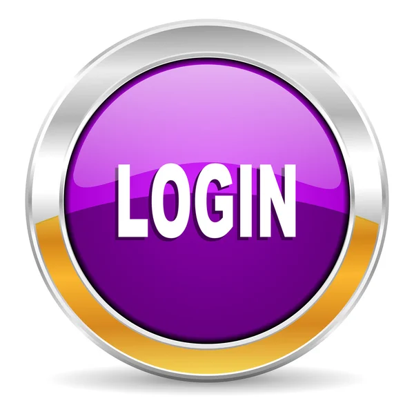 Ícone de login — Fotografia de Stock