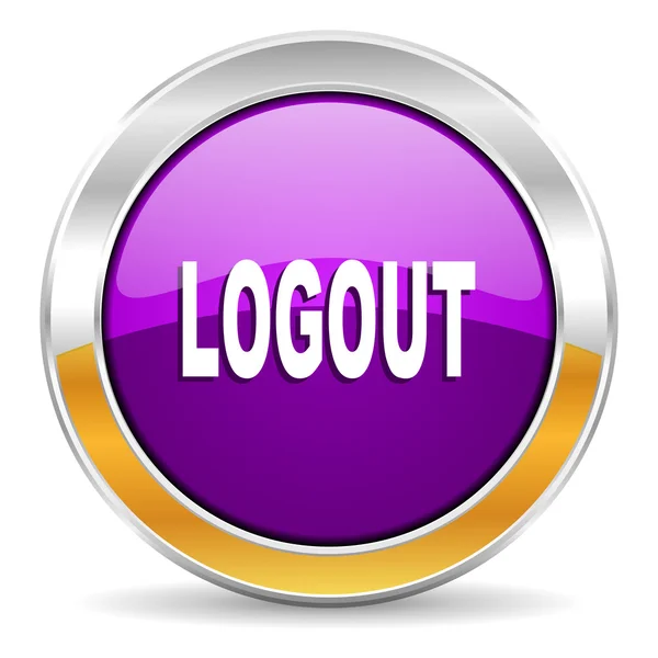 Logout pictogram — Stockfoto