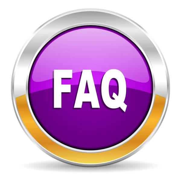 Faq-Symbol — Stockfoto