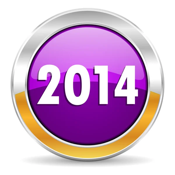 Jaar 2014 pictogram — Stockfoto