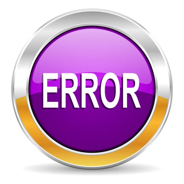 Error icon — Stock Photo, Image