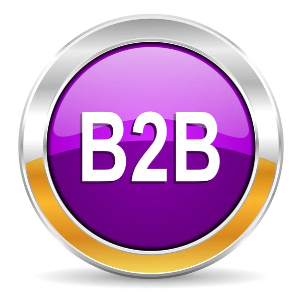 Icono b2b —  Fotos de Stock