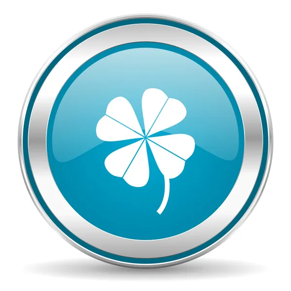 Four-leaf clover icon — Stock Photo, Image