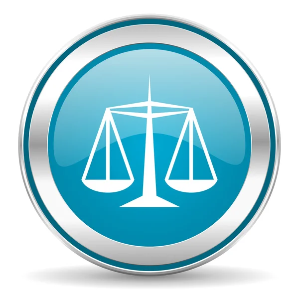 Justice icon — Stock Photo, Image