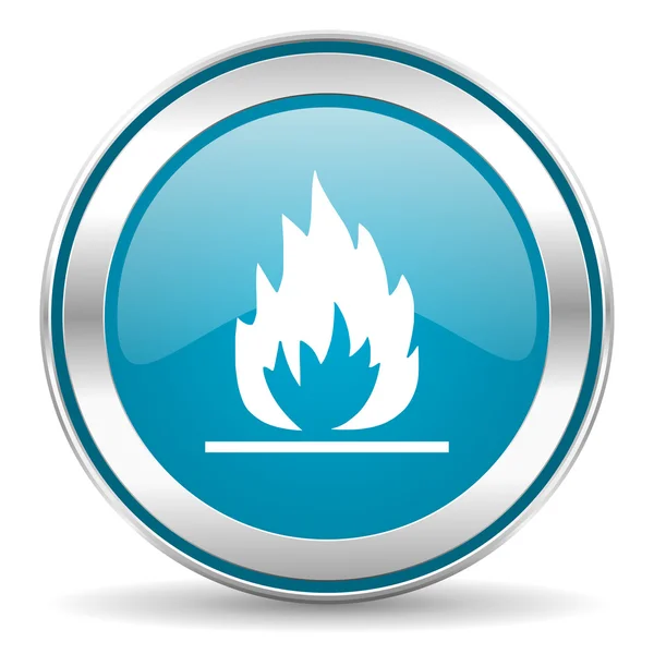 Flame icon — Stock Photo, Image