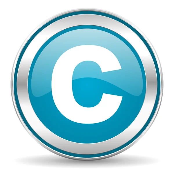 Icona del copyright — Foto Stock