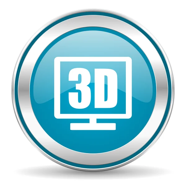 3D zobrazení Ikona — Stock fotografie