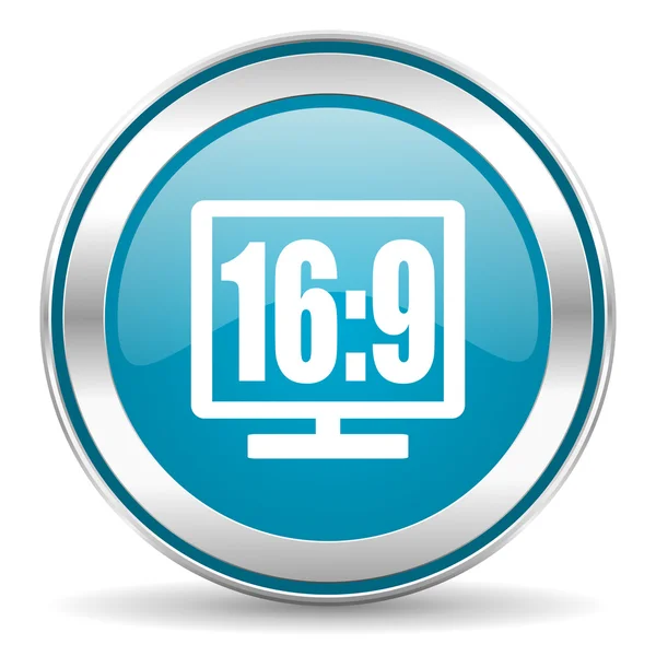 16 9 display icon — Stock Photo, Image