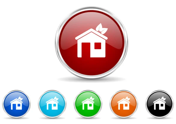 House icon set — Stock Photo, Image