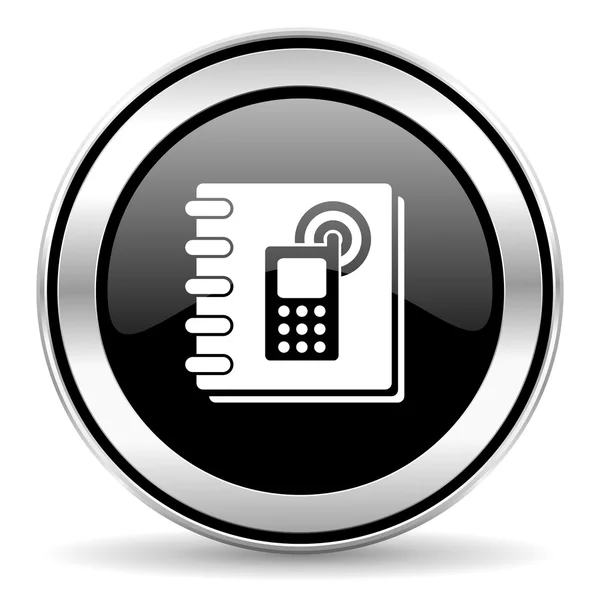 Telefonbok-ikonen — Stockfoto