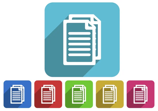 Document icon set — Stock Photo, Image