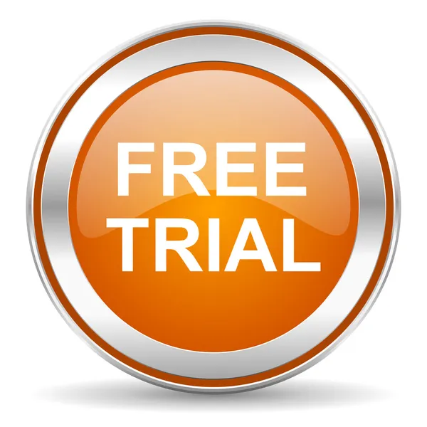 Free trial icon — Stock Photo, Image